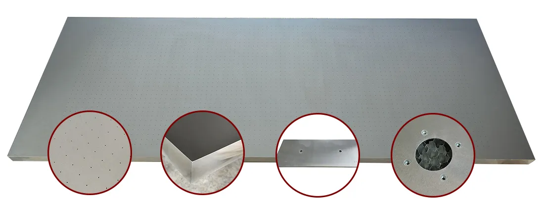 Vakuumplatten für Siebdruck