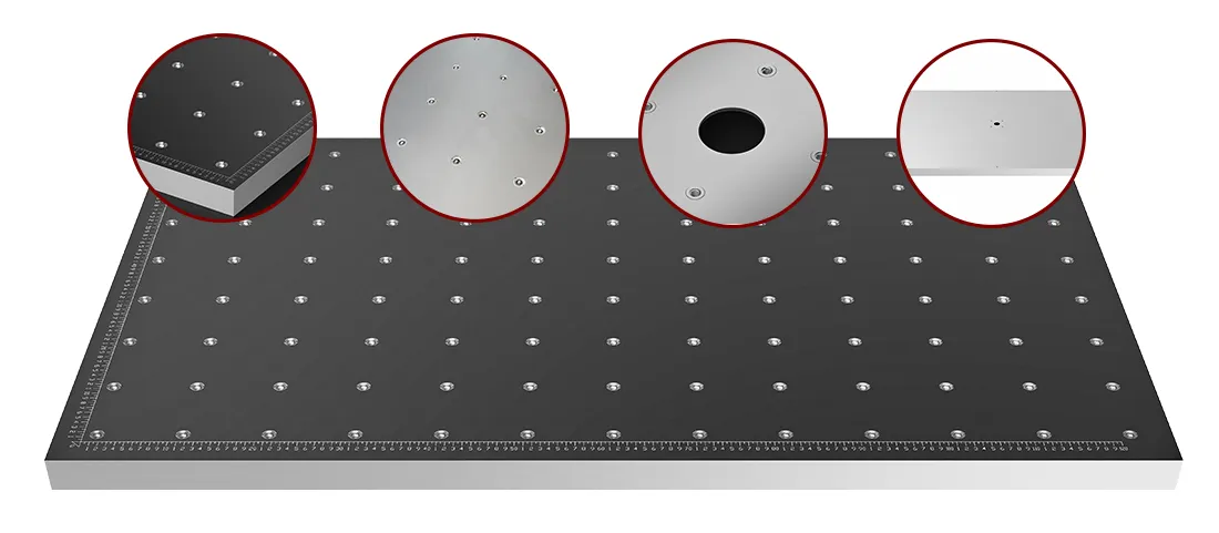 Integrierter Saug- und Air Floating Spannplatten-Vakuumplatte