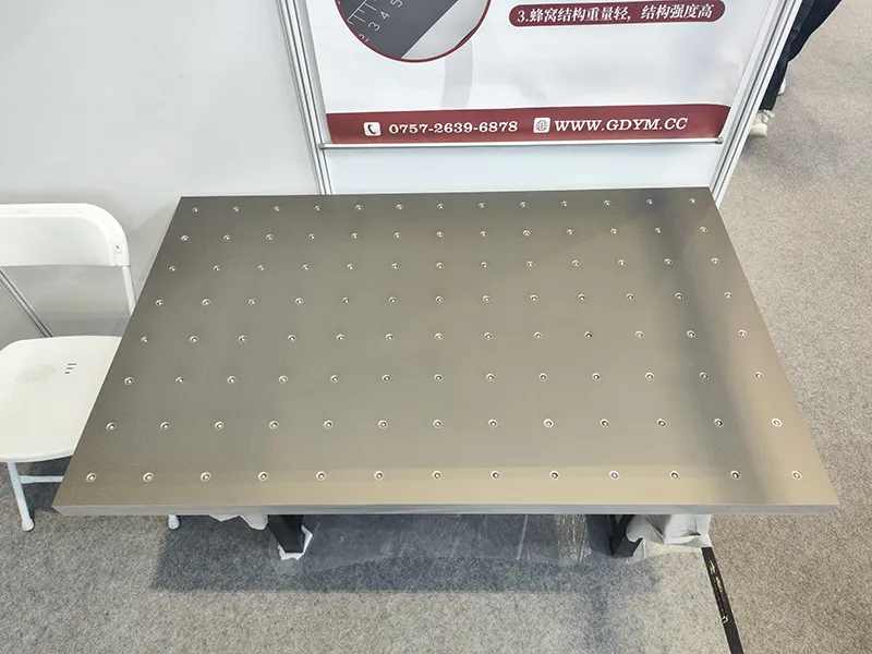 Vakuum Hold-Down und Flotation Platte